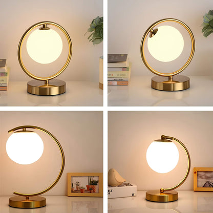 BowLift Glass Table Lamp - Elegant, Modern Lighting Accent