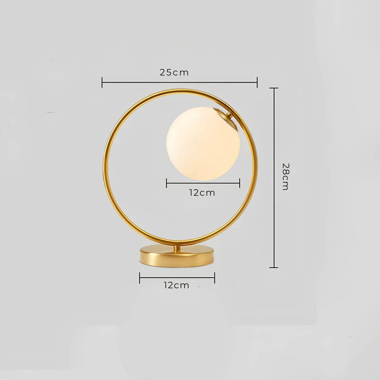 BowLift Glass Table Lamp - Elegant, Modern Lighting Accent
