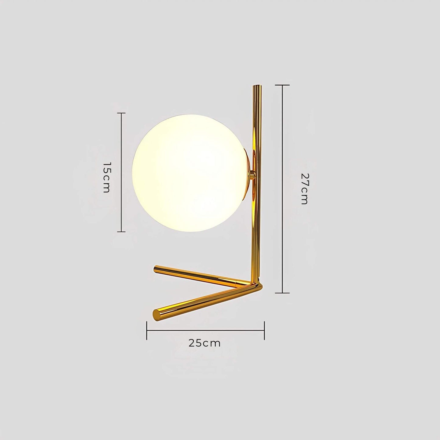 BowLift Glass Table Lamp - Elegant, Modern Lighting Accent