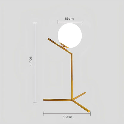 BowLift Glass Table Lamp - Elegant, Modern Lighting Accent