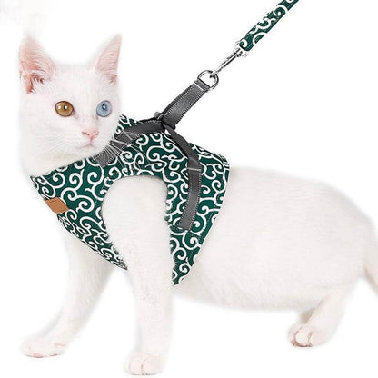BowLift | PAWVENTURE HARNESS – Cat Harness Vest Set with Breathable Mesh & Leash