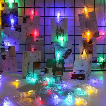 BowLift Photo Clip LED Fairy Lights for Pictures – Charming String Lights to Display Your Photos