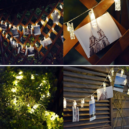 BowLift Photo Clip LED Fairy Lights for Pictures – Charming String Lights to Display Your Photos