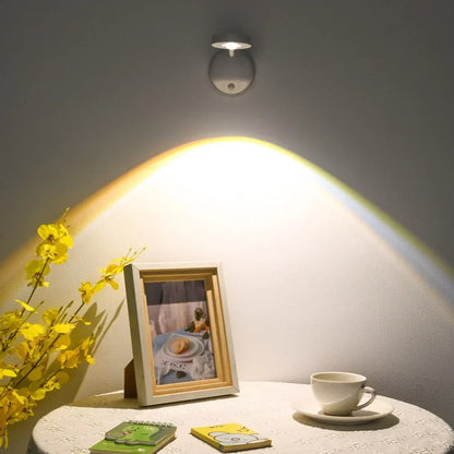 BowLift Wall Spot Light | SmartGlow Rechargeable LED with Motion Sensor
