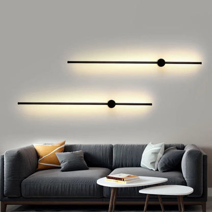 BowLift Urban Modern Minimalist LED Linear Wall Sconce — Sleek, Energy-Efficient Ambient Lighting