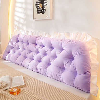 BowLift | Pink Tatami Pillow Headboard - Bed Sleeping Neck Body Pillow, Large Back Support Pillow for Bedroom Decor