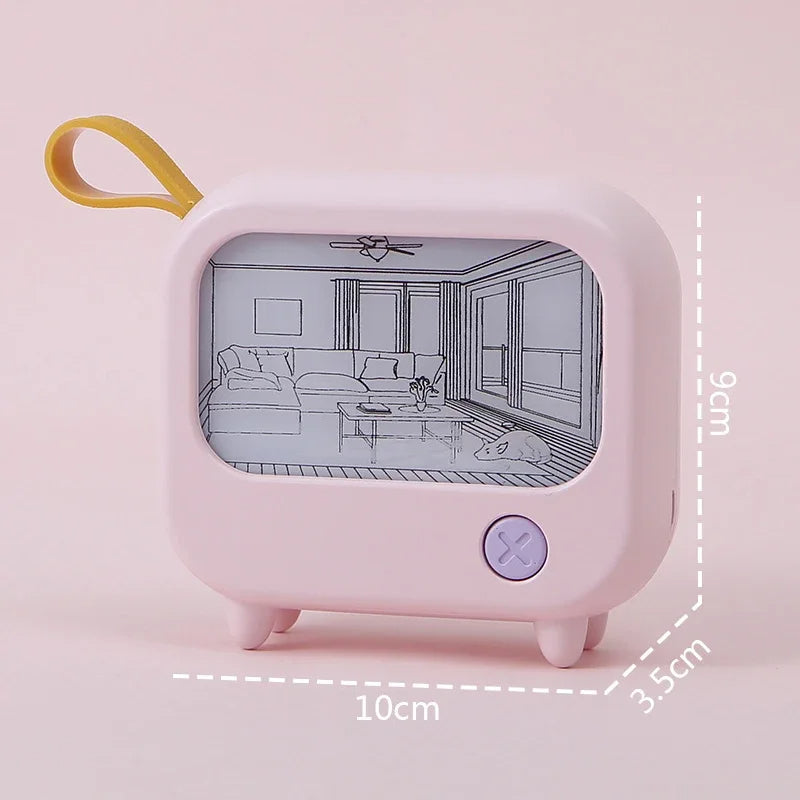 LZINA™ | Mini TV Painting LED Night Light