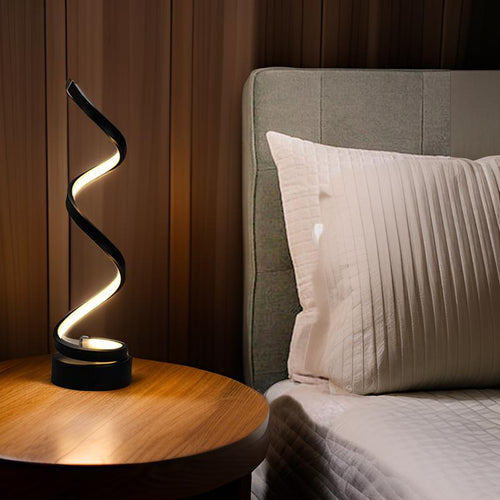 BowLift Modern LED Table Lamp with Touch Control and Cozy Warm Light