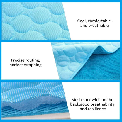Dog Cooling Mat Summer Pad for Dogs Cat Blanket Breathable Dog Bed Kennel Puppy Sleeping Sofa Cushion Dog Accessories | Bowlift