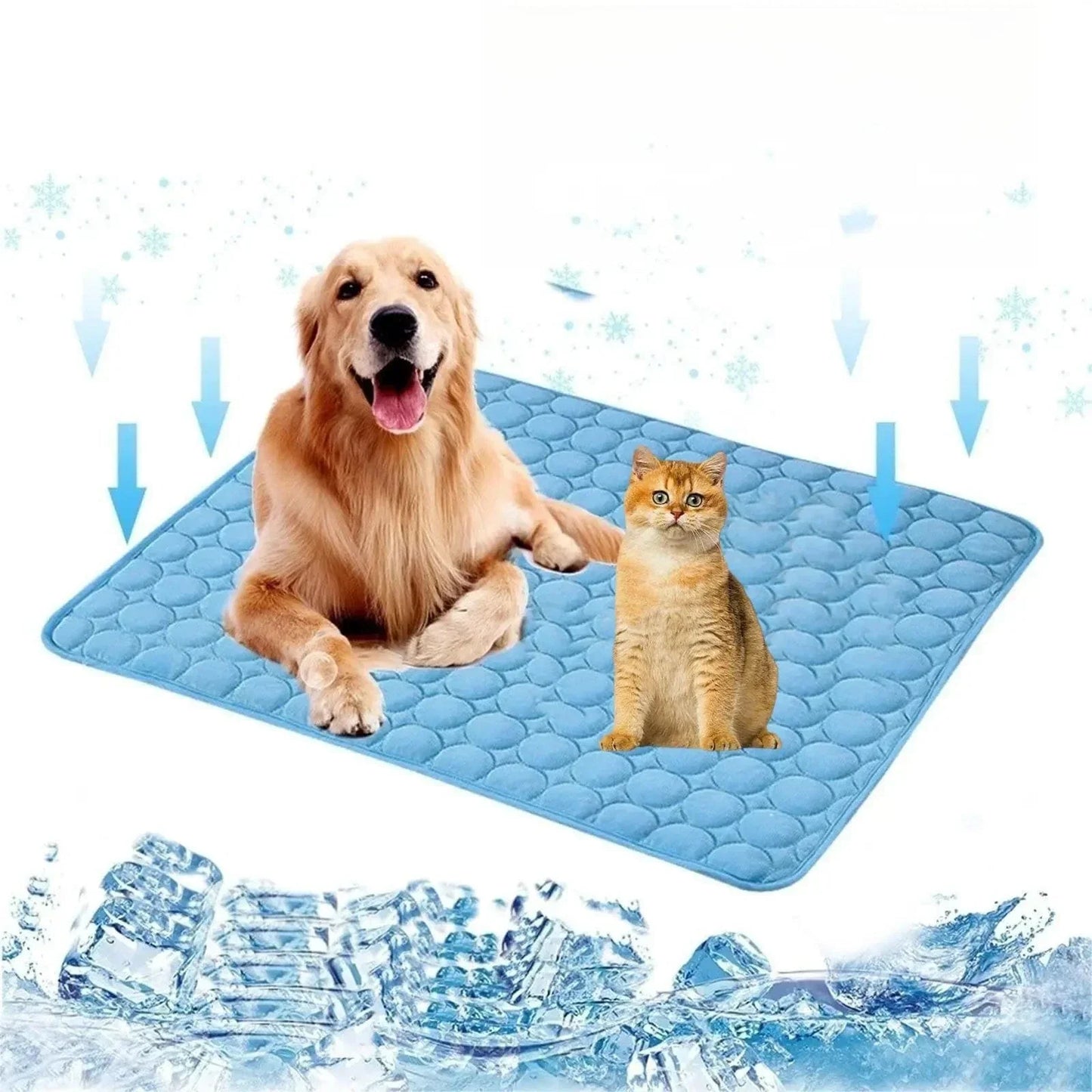 Dog Cooling Mat Summer Pad for Dogs Cat Blanket Breathable Dog Bed Kennel Puppy Sleeping Sofa Cushion Dog Accessories | Bowlift