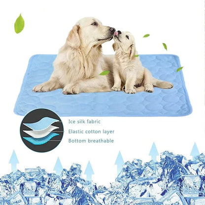 Dog Cooling Mat Summer Pad for Dogs Cat Blanket Breathable Dog Bed Kennel Puppy Sleeping Sofa Cushion Dog Accessories | Bowlift