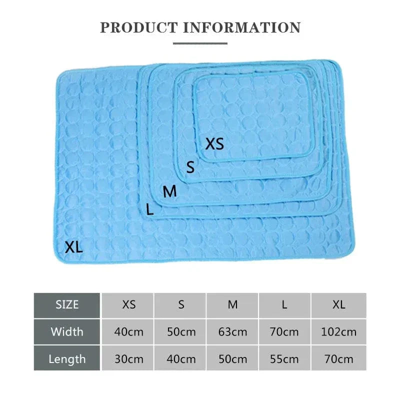 Dog Cooling Mat Summer Pad for Dogs Cat Blanket Breathable Dog Bed Kennel Puppy Sleeping Sofa Cushion Dog Accessories | Bowlift