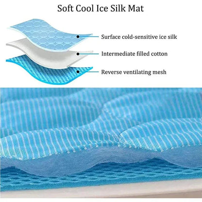 Guinea Pig Cage Liners Summer Small Animal Cooling Mat Breathable Hamster Pee Pad for Rabbit Cage Chinchilla Hedgehogs Pet Item | Bowlift