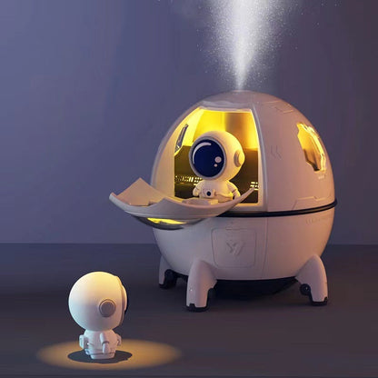 LZINA™ | Portable Astronaut Air Humidifier with Night Light & Aroma Diffuser - AstroMist
