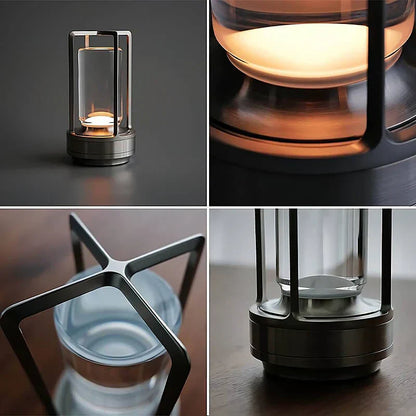 BowLift Waterproof & Portable Crystal Table Lamp – AuroraGlow