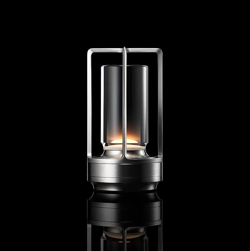AuraLux BowLift: Luxury Wireless Table Lamp with Elegant Design
