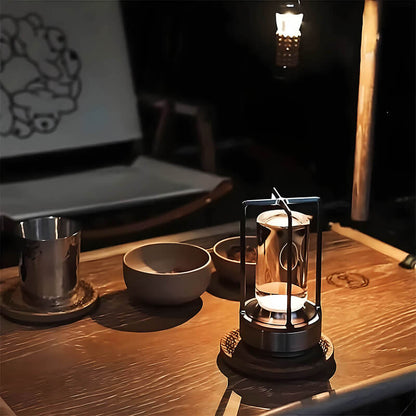 AuraLux BowLift: Luxury Wireless Table Lamp with Elegant Design