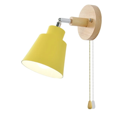 BowLift Collin Rotatable Wall Light with Easy Pull-Chain Switch