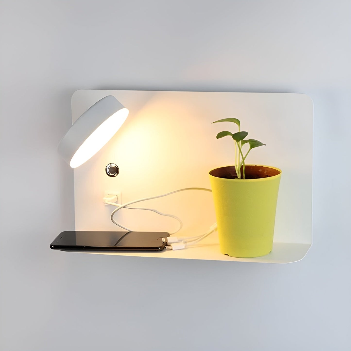BowLift Wall Lamp – Rechargeable USB LED Lighting for a Luxurious Ambience