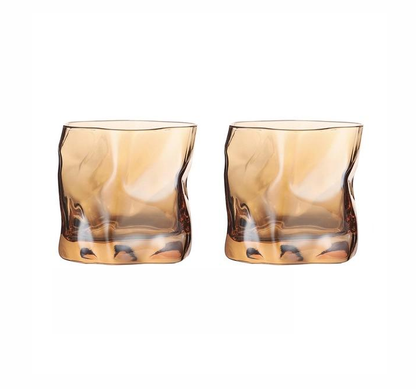 BowLift | Distorted Texture Whisky Glass Set