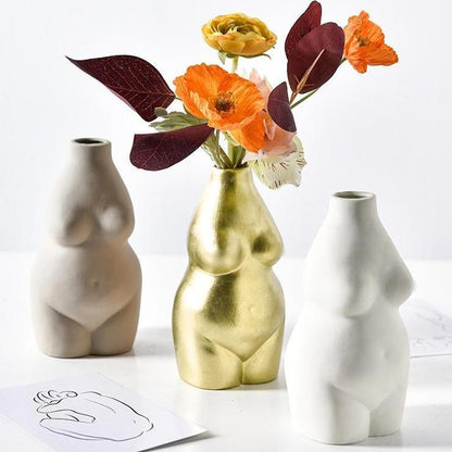LZINA™ | Venus Ceramic Bust Vase