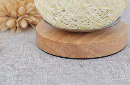 BowLift Rattan Wood Table Lamp - Natural, Sculptural Lighting for Any Space
