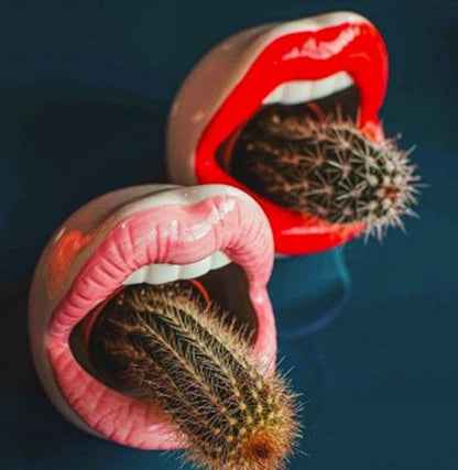 LZINA™ | Lips Flower Pot