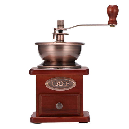 BowLift | Wooden Antique Manual Coffee Grinder
