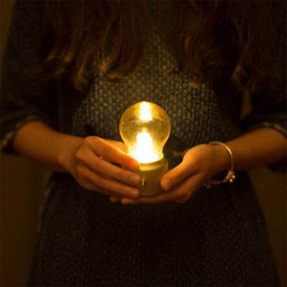 BowLift Vintage Light Bulb Table Lamp — Classic Design with Warm, Ambient Glow