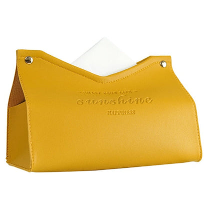 BowLift | Logan Faux Leather Tissue Box