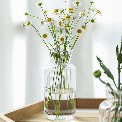 LZINA™ | Petal-Textured-Glass Accents & Vases