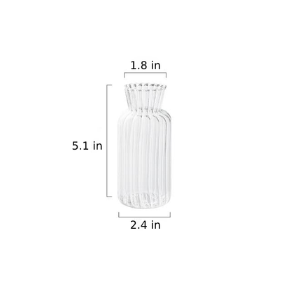 LZINA™ | Petal-Textured-Glass Accents & Vases