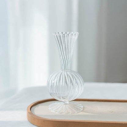 LZINA™ | Petal-Textured-Glass Accents & Vases