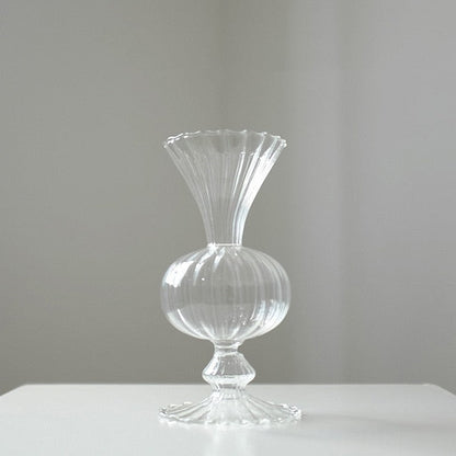 LZINA™ | Petal-Textured-Glass Accents & Vases