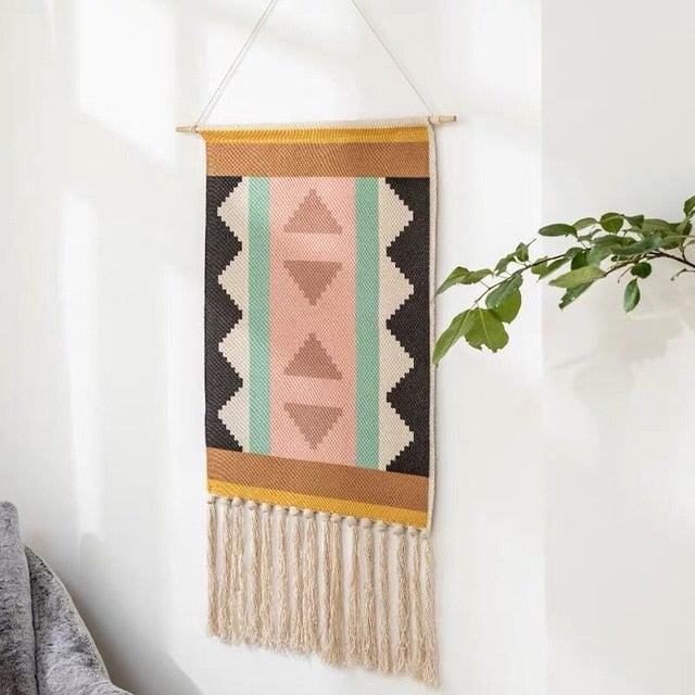 LZINA™ | Geometric Tufted Wall Carpet