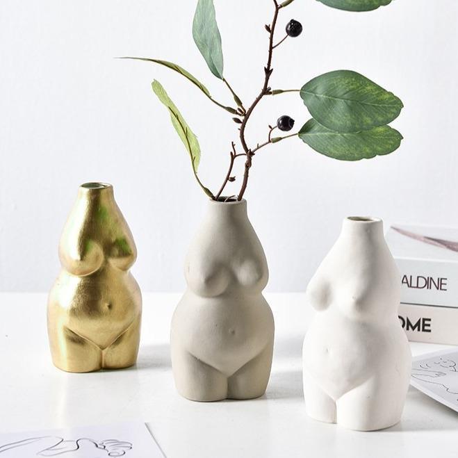 LZINA™ | Venus Ceramic Bust Vase