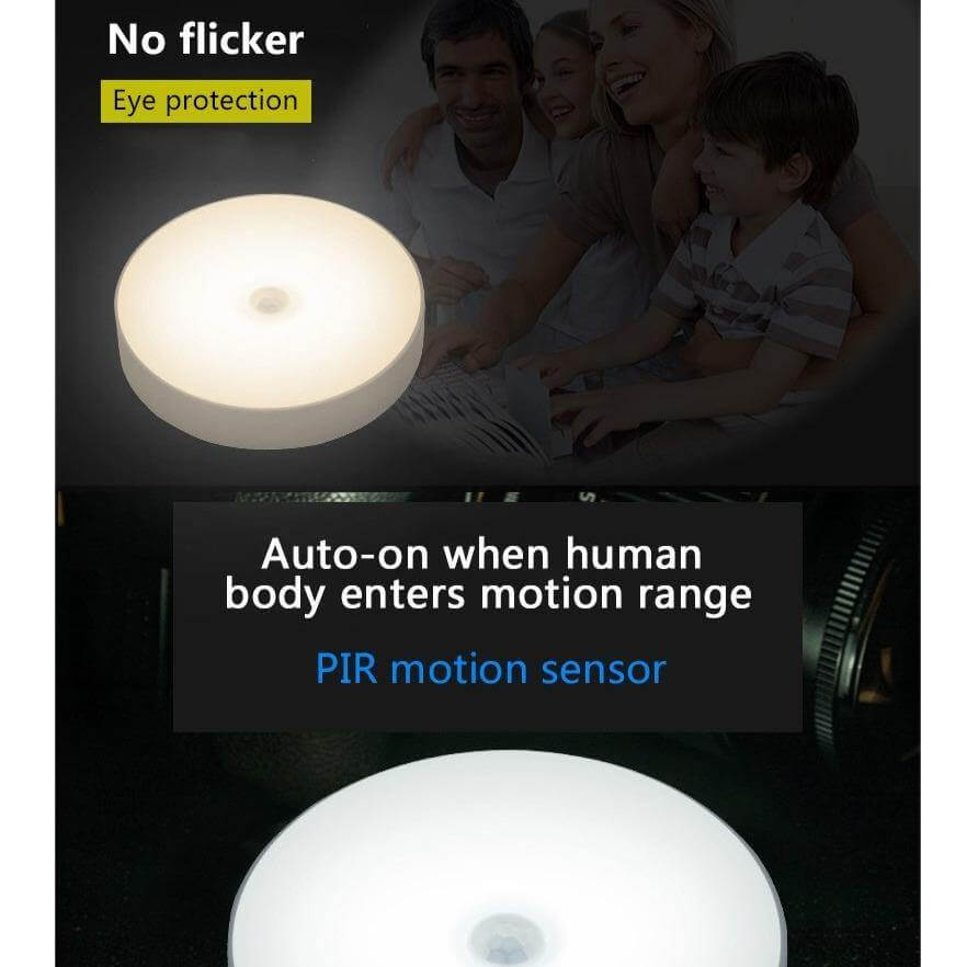 LZINA™ | Rechargeable Motion Sensor LED USB Night Light