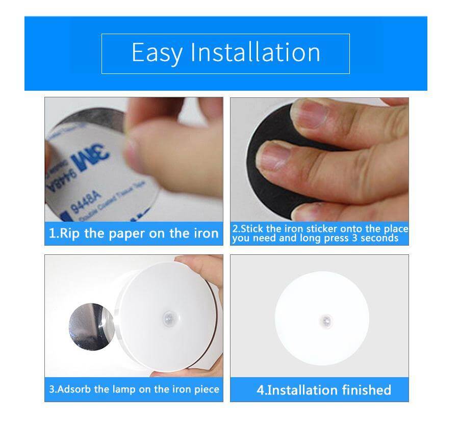 LZINA™ | Rechargeable Motion Sensor LED USB Night Light