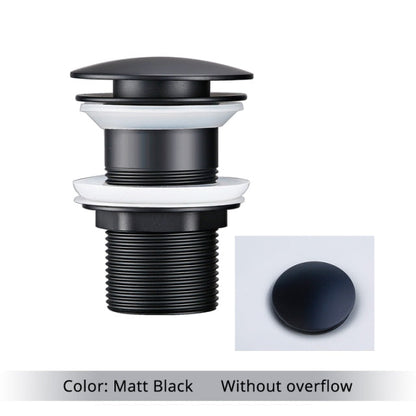 BowLift | Polished Brass Bathroom Sink Drains