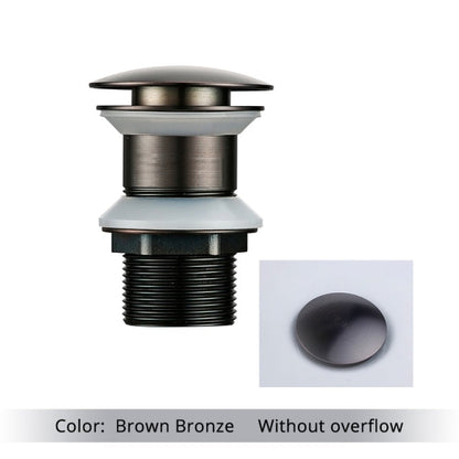 BowLift | Polished Brass Bathroom Sink Drains