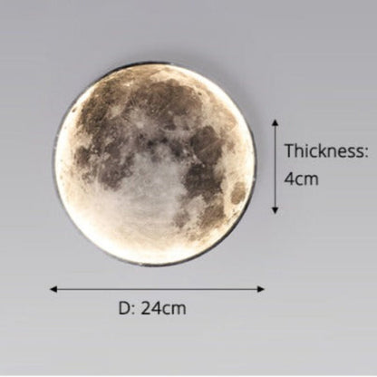 BowLift | 3D LED Moon or Earth Ceiling or Wall Lamp (3 Styles) 24CM-80CM