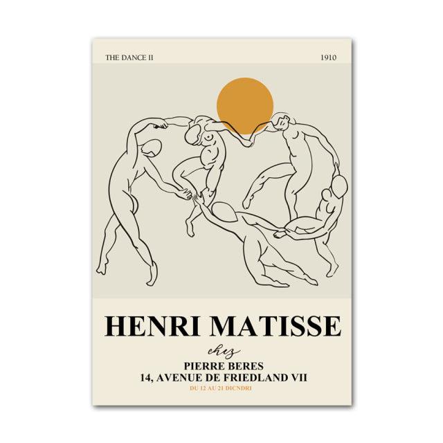 LZINA™ | Henri Matisse Picasso Abstract Canvas