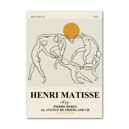 LZINA™ | Henri Matisse Picasso Abstract Canvas