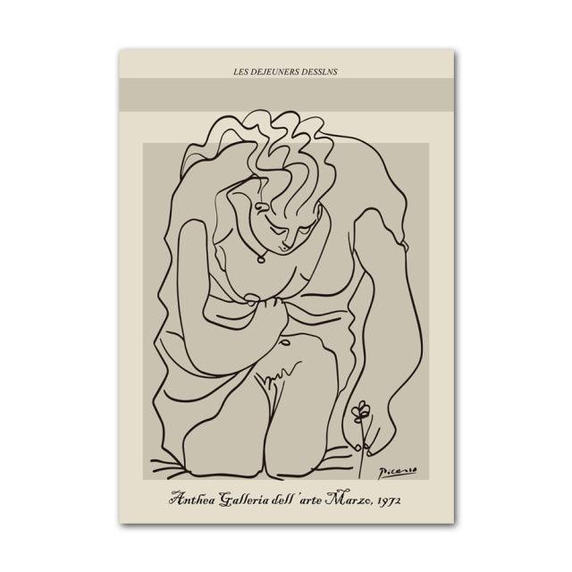 LZINA™ | Henri Matisse Picasso Abstract Canvas