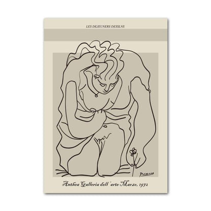 LZINA™ | Henri Matisse Picasso Abstract Canvas