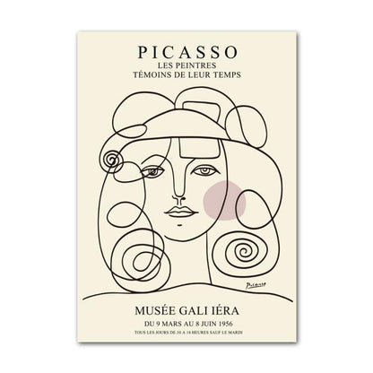LZINA™ | Henri Matisse Picasso Abstract Canvas