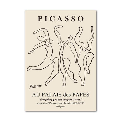 LZINA™ | Henri Matisse Picasso Abstract Canvas