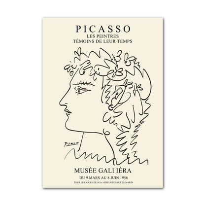 LZINA™ | Henri Matisse Picasso Abstract Canvas
