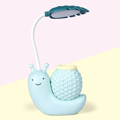 BowLift Snail Desk Lamp with Built-in Pencil Holder for Kids