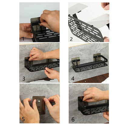 BowLift | Metal Suction Cup Bathroom Shelves